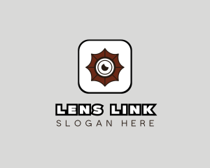 Shutter Lens App logo design