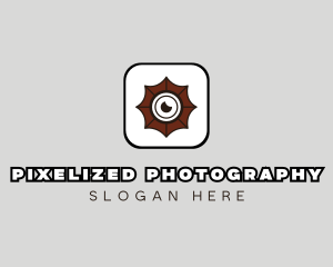 Shutter Lens App logo design