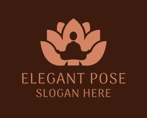 Lotus Spa Yoga Wellness  logo design