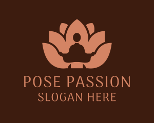 Lotus Spa Yoga Wellness  logo design