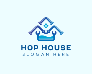 Pipe House Plumbing logo design