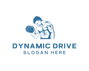 Muscle Strong Dumbbell logo