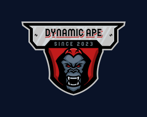  Angry Gorilla Ape logo design