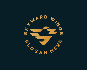 Eagle Wing Aviation Letter S logo