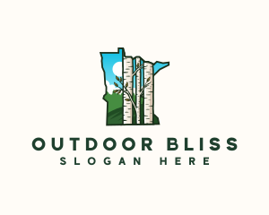 Minnesota Birch Tree logo design