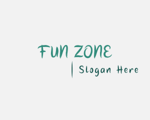 Playful Brush Handwriting logo design