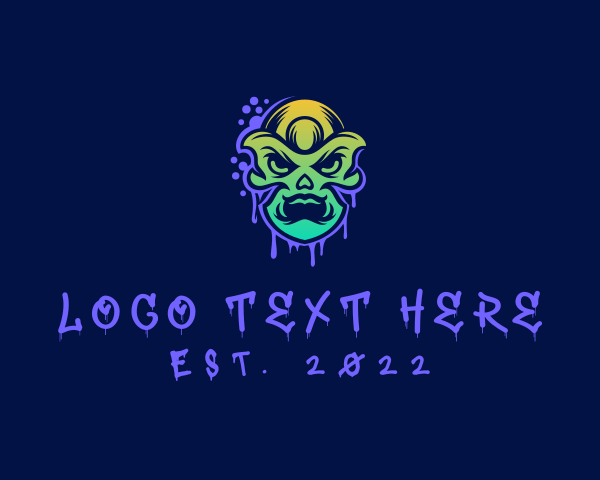 Skeleton logo example 2