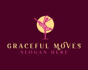 Female Waltz Choreography logo design