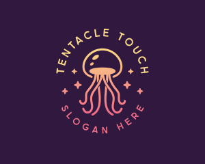 Sea Whimsical Jellyfish logo