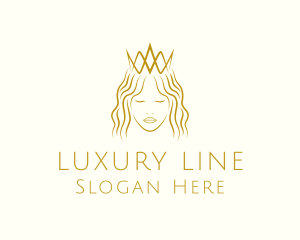 Luxury Beauty Queen Fashion logo design