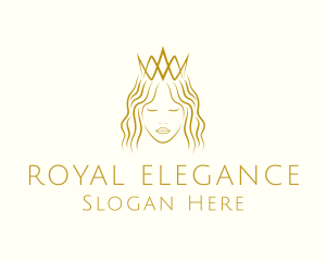 Luxury Beauty Queen Fashion logo design