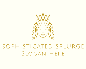 Luxury Beauty Queen Fashion logo design