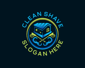 Power Washer Cleaning logo design