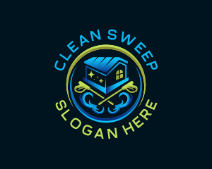 Power Washer Cleaning logo design