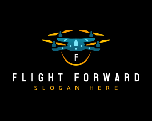 Aerial Drone Quadcopter logo