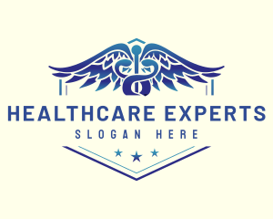 Caduceus Health Physician logo design