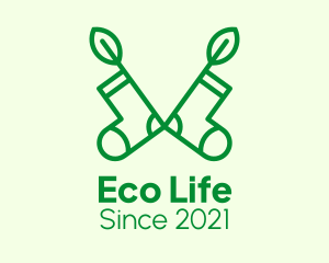 Eco Friendly Socks  logo design