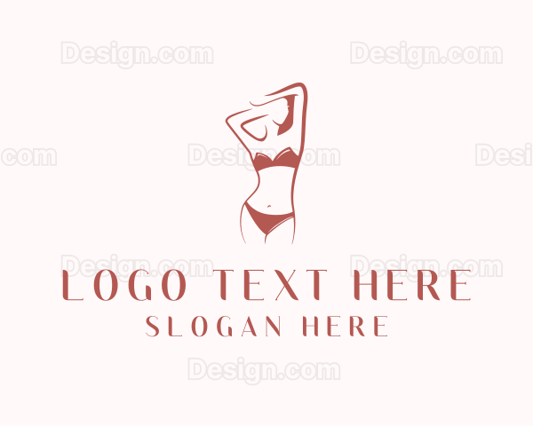 Sexy Woman Lingerie Logo