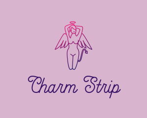 Adult Sexy Lady  logo design