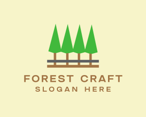 Pine Tree Forest logo design