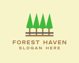 Pine Tree Forest logo design