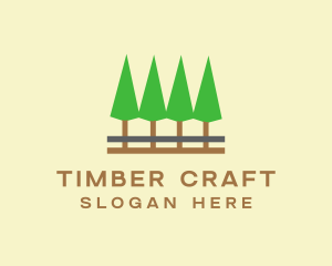 Pine Tree Forest logo design