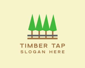 Pine Tree Forest logo design