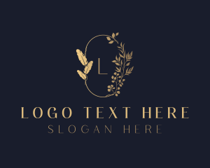 Stylish Wedding Planner Floral  logo