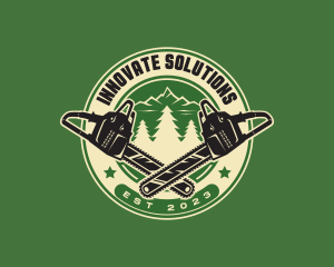 Chainsaw Forest Logger logo