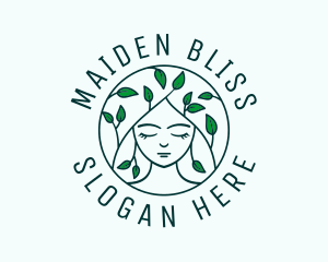 Organic Beauty Maiden Cosmetics  logo design