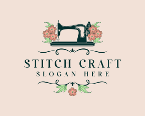 Floral Sewing Machine logo
