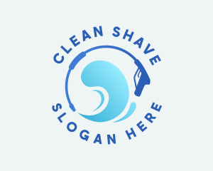 Pressure Washer Cleaning  logo design