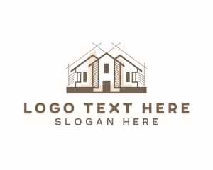 House - Construction Architect logo design