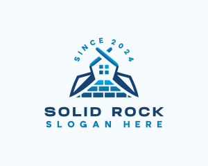 Masonry Trowel Builder logo design