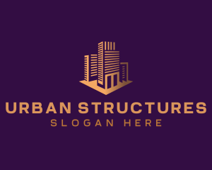 Urban Real Estate Building logo design