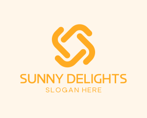 Summer Sunrise Flower logo