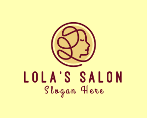 Deluxe Beauty Salon  logo design