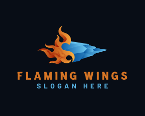 Fire Ice Thermal Temperature logo design