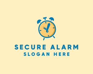 Pencil Alarm Clock  logo design