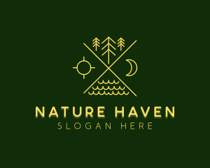 Environment Nature Adventure logo design