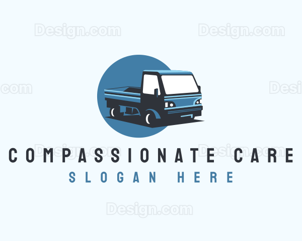 Transportation Pickup Truck Delivery Logo