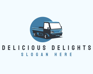 Transportation Pickup Truck Delivery Logo