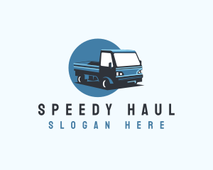 Transportation Pickup Truck Delivery logo design