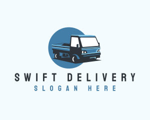 Transportation Pickup Truck Delivery logo design