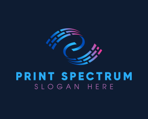 Abstract Digital Printing Media logo design