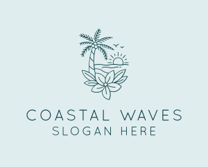 Tropical Island Beach  logo