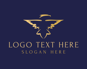 Premium Gold Bird Logo