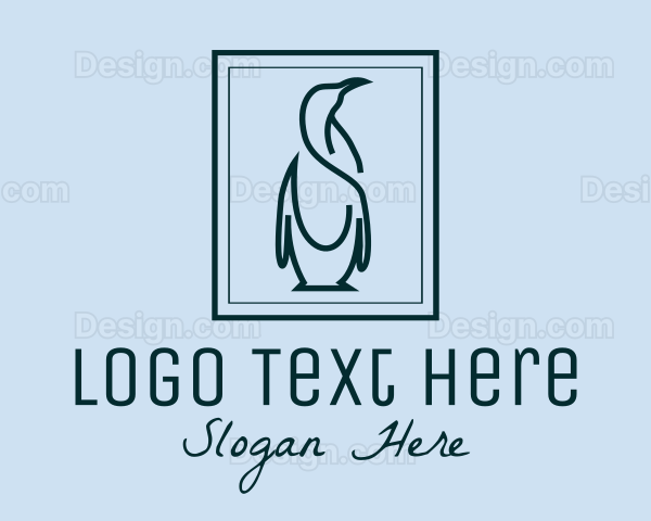 Penguin Picture Frame Logo