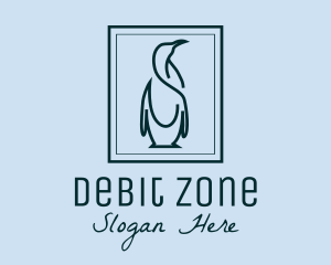 Penguin Picture Frame logo design