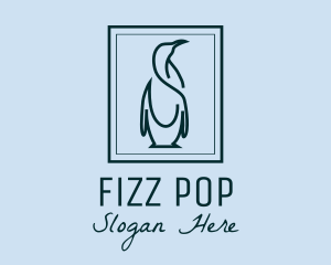 Penguin Picture Frame logo design